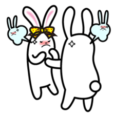 A living thing like a rabbit. sticker #2465817