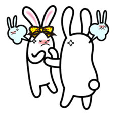 A living thing like a rabbit. sticker #2465817