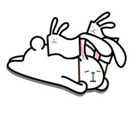 A living thing like a rabbit. sticker #2465819