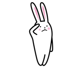 A living thing like a rabbit. sticker #2465821