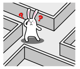 A living thing like a rabbit. sticker #2465822