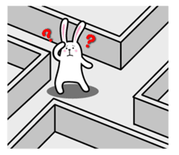 A living thing like a rabbit. sticker #2465822