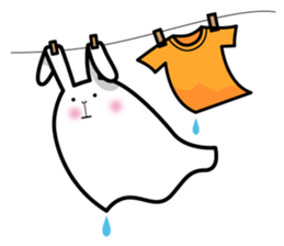 A living thing like a rabbit. sticker #2465824