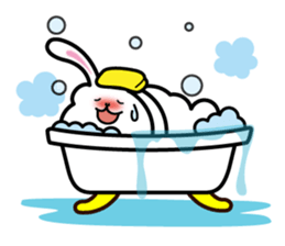 A living thing like a rabbit. sticker #2465825