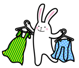 A living thing like a rabbit. sticker #2465827