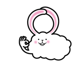 A living thing like a rabbit. sticker #2465833