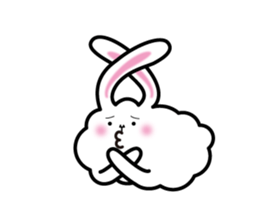 A living thing like a rabbit. sticker #2465834