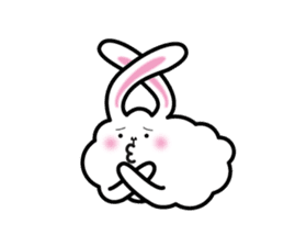 A living thing like a rabbit. sticker #2465834