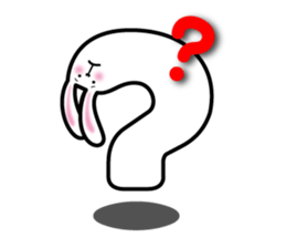 A living thing like a rabbit. sticker #2465835