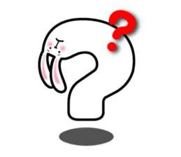 A living thing like a rabbit. sticker #2465835