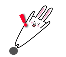 A living thing like a rabbit. sticker #2465836