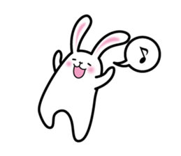 A living thing like a rabbit. sticker #2465838