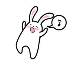 A living thing like a rabbit. sticker #2465838