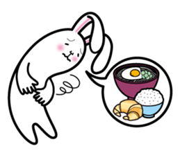 A living thing like a rabbit. sticker #2465841