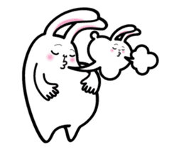 A living thing like a rabbit. sticker #2465842