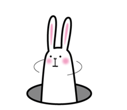 A living thing like a rabbit. sticker #2465843