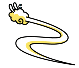 A living thing like a rabbit. sticker #2465845