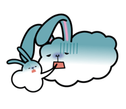 A living thing like a rabbit. sticker #2465846