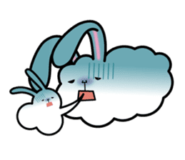 A living thing like a rabbit. sticker #2465846