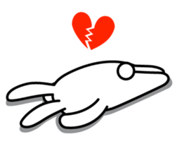 A living thing like a rabbit. sticker #2465847