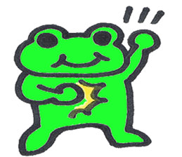Ed a daily Kero-michi happy frog sticker #2465851