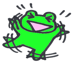 Ed a daily Kero-michi happy frog sticker #2465853