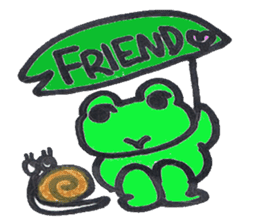 Ed a daily Kero-michi happy frog sticker #2465855