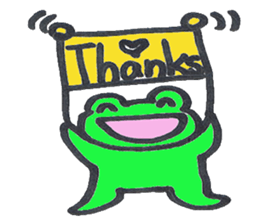 Ed a daily Kero-michi happy frog sticker #2465857