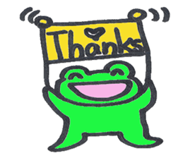 Ed a daily Kero-michi happy frog sticker #2465857
