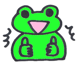 Ed a daily Kero-michi happy frog sticker #2465859