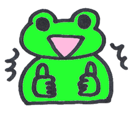 Ed a daily Kero-michi happy frog sticker #2465859