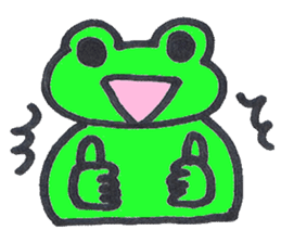Ed a daily Kero-michi happy frog sticker #2465859