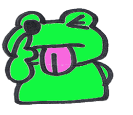 Ed a daily Kero-michi happy frog sticker #2465860