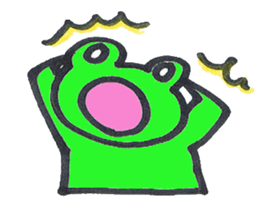 Ed a daily Kero-michi happy frog sticker #2465861