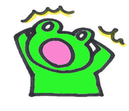Ed a daily Kero-michi happy frog sticker #2465861