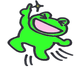 Ed a daily Kero-michi happy frog sticker #2465862