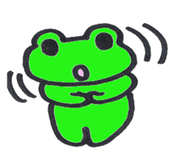Ed a daily Kero-michi happy frog sticker #2465863