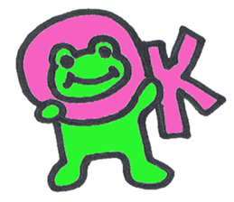 Ed a daily Kero-michi happy frog sticker #2465864