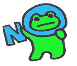 Ed a daily Kero-michi happy frog sticker #2465865