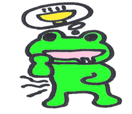 Ed a daily Kero-michi happy frog sticker #2465866