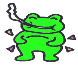 Ed a daily Kero-michi happy frog sticker #2465867