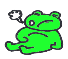 Ed a daily Kero-michi happy frog sticker #2465868