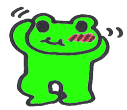 Ed a daily Kero-michi happy frog sticker #2465869