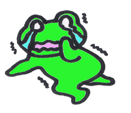 Ed a daily Kero-michi happy frog sticker #2465872