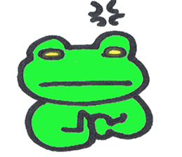 Ed a daily Kero-michi happy frog sticker #2465873