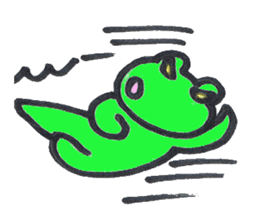 Ed a daily Kero-michi happy frog sticker #2465874