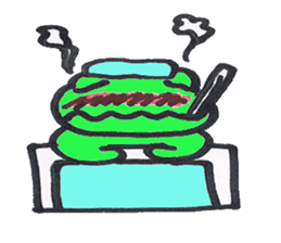 Ed a daily Kero-michi happy frog sticker #2465875