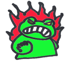 Ed a daily Kero-michi happy frog sticker #2465877