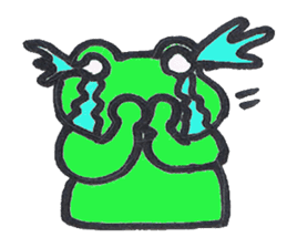 Ed a daily Kero-michi happy frog sticker #2465879