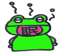Ed a daily Kero-michi happy frog sticker #2465880